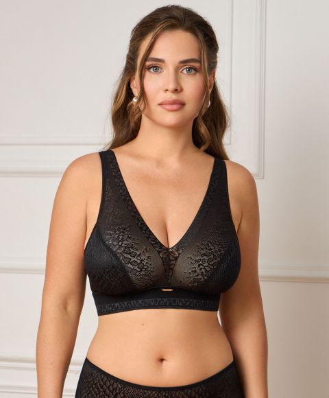 Liemenėlė minkštais kaušeliais be lankelių